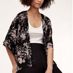 Aritzia floral kimono
